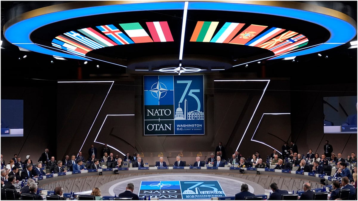 | Photo: AP : NATO 2024 Summit: China Slams 'Decisive Enabler Of Russia" Charge